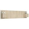 vidaXL Bed Headboard with Cabinets Sonoma Oak Engineered Wood