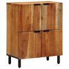 vidaXL Sideboard with Shelf Brown 60 x 33 x 75 cm Solid Mango Wood