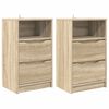 vidaXL Bedside Tables 2 pcs Sonoma Oak 40 x 30 x 467 cm