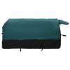 vidaXL Horse Blanket Dark Green and Black 115 cm Polyester
