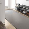 vidaXL Doormat Grey and Black 120 x 350 cm Polypropylene and vinyl