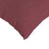 vidaXL Sofa Pillows 2 pcs Wine Red 60 x 60 cm Fabric