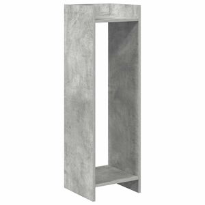 vidaXL Plant Stand Concrete Grey 30 x 30 x 100 cm Engineered Wood