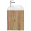 vidaXL Sink Cabinet with Built-in Basin and Faucet Artisan Oak