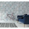 Grosfillex Wallcovering Tile Accent 9 pcs 15.4x120 cm Andaluz Blue