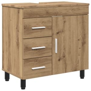 vidaXL Bathroom Vanity Unit Artisan Oak 60 x 35 x 60 cm