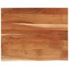 vidaXL Desk Top 90x80x3,8 cm Rectangular Solid Wood Acacia Live Edge