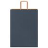 vidaXL Paper Bags 250 pcs with Handles Blue 32x17x44 cm