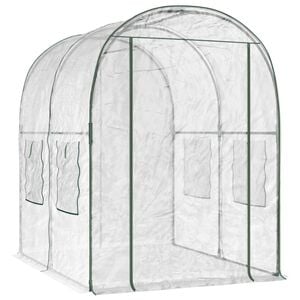 vidaXL Greenhouse with Frame 160 x 200 x 192.5 cm PVC Transparent