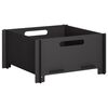vidaXL Fire Pit Black 40 x 40 x 20 cm Steel