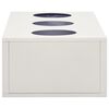 vidaXL Office Flower Box Light Grey 90x40x23 cm Steel