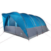 vidaXL Family Tent Tunnel 7-Person Blue Waterproof