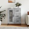 vidaXL Sideboard Concrete Grey 69.5x34x90 cm Engineered Wood
