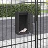 vidaXL Mailbox Black 30 x 23 x 55 cm Steel