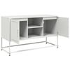 vidaXL TV Cabinet White 100.5x39x60.5 cm Steel