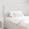vidaXL Headboard Gloss White 75 cm Engineered wood