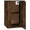 vidaXL Wall Mounted TV Cabinet Smoked Oak 40x34.5x60 cm
