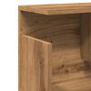 vidaXL Wall Cabinet 100x20x30 cm Artisian Oak Engineered Wood