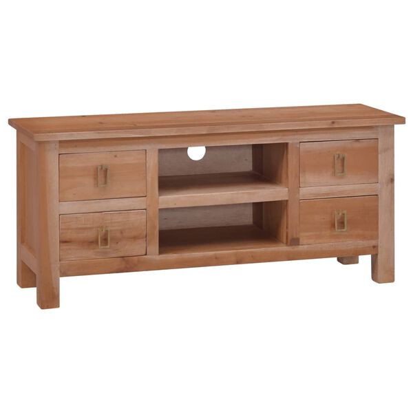 vidaXL TV Cabinet 100x30x45 cm Solid Mahogany Wood