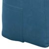 vidaXL Back Pillow Blue 180 x 24 x 50 cm Velvet