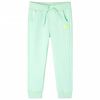 vidaXL Kids' Sweatpants Bright Green 140