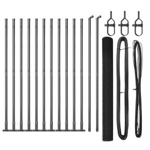 vidaXL Welded Wire Fence with Concrete Base 25 x 1.5 m Grey Mesh