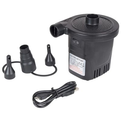 Bo-Camp Electric Air Bed Pump with USB 250 L/min 12/230 V