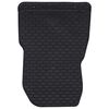 vidaXL Car Mat 3 pcs Black Rubber