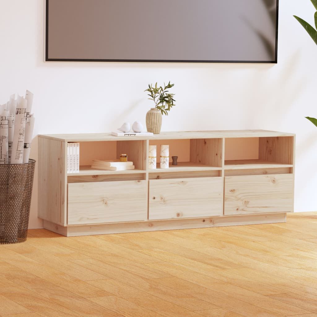 Solid wood low profile tv deals stand