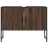 vidaXL Bathroom Sink Cabinet Brown Oak 80x33x60 cm Engineered Wood