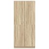 vidaXL Wardrobe Sonoma Oak 90x52x200 cm Engineered Wood