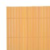 vidaXL Double-Sided Garden Fence 110x500 cm Yellow