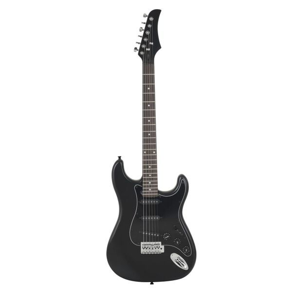 vidaXL Electric Guitar for Beginner with Bag Black 4/4 39"