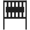 vidaXL Bed Headboard Black 80.5x4x100 cm Solid Wood Pine