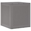 vidaXL Garden Storage Box Light Grey 55 x 53 x 57 cm Polypropylene