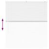vidaXL Venetian Blinds Height Adjustable White 130 x 110 cm Aluminium