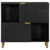vidaXL Sideboard Black 80x33x75 cm Engineered Wood