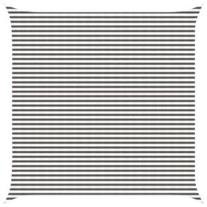 vidaXL Sunshade Sail Light Grey and White 5 x 5 m HDPE