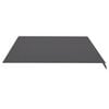 vidaXL Replacement Fabric for Awning Anthracite 4.5x3.5 m