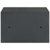 vidaXL Safe Box with Lock Dark grey 31 x 20 x 20 cm Steel