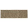 vidaXL Area Rug Natural and Black 80 x 250 cm Jute