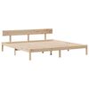 vidaXL Bed Frame without Mattress 180x200 cm Super King Solid Wood Pine