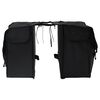 vidaXL Bicycle Bag Black 40 x 18.5 x 35 cm Polyester
