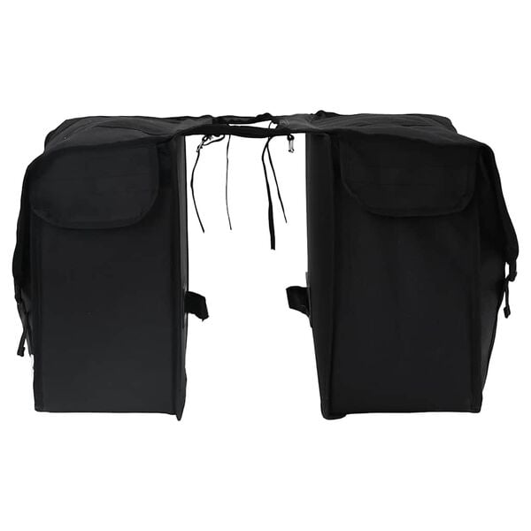 vidaXL Bicycle Bag Black 40 x 18.5 x 35 cm Polyester