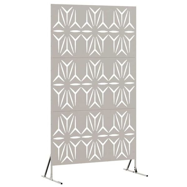 vidaXL Privacy Screen Grey 100 x 50 x 180 cm Steel
