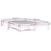 vidaXL Bed Frame without Mattress Honey Brown 140x190 cm Solid Wood