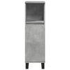 vidaXL Bathroom Cabinet Concrete Grey 30x30x100 cm Engineered Wood