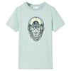 Kids' T-shirt with Stripes Light Mint 104
