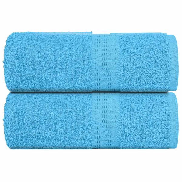 vidaXL Guest Towels "FROGN" 2 pcs Turquoise 30x50 cm 360 gsm