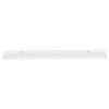 vidaXL Wall Shelves 4 pcs High Gloss White 100x9x3 cm